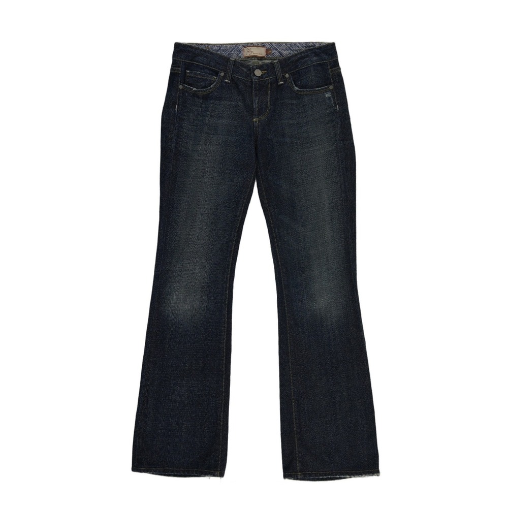 Paige Blue Jeans Women's Size 26 Dark Wash Hollywood Hills Mid Rise Bootcut